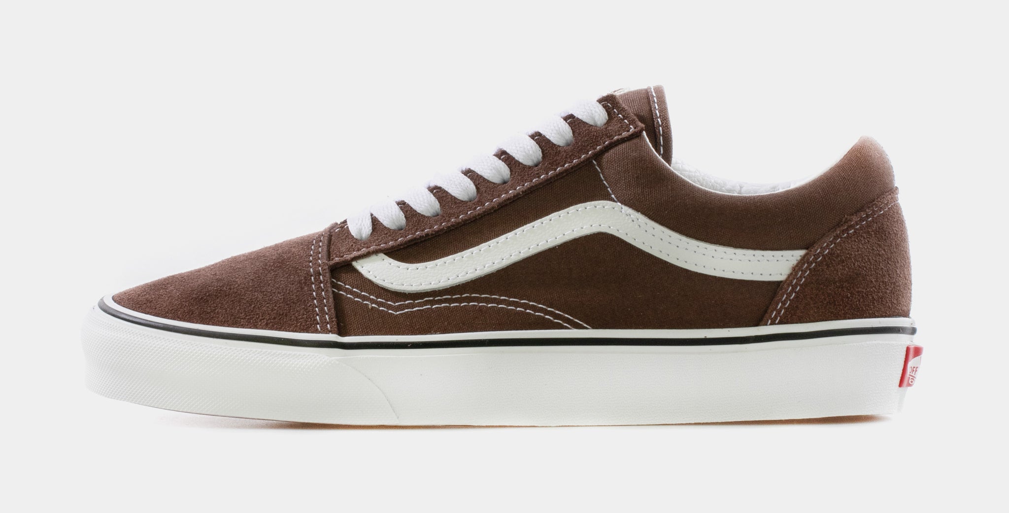 brown and white vans