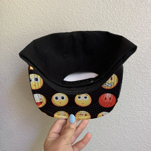 Black Emoji Toddler Snapback *FREE*-Little Hooligans Co.