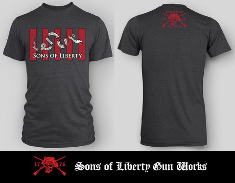 sons liberty propaganda gun works charcoal gadsen flag texas shirt men