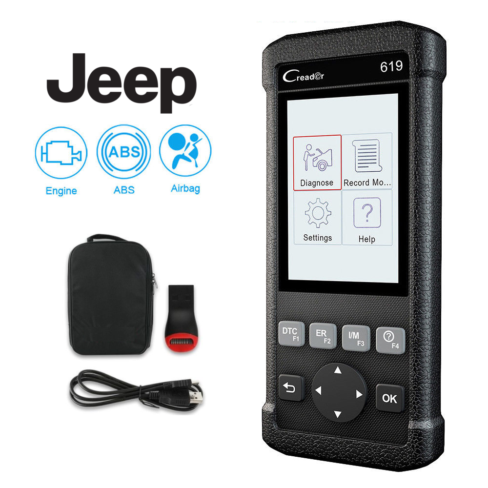 Jeep SRS/Airbag, ABS & Engine Diagnostic Scanner Code Reader –  