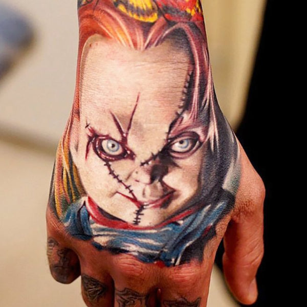 Chucky halloween tattoo