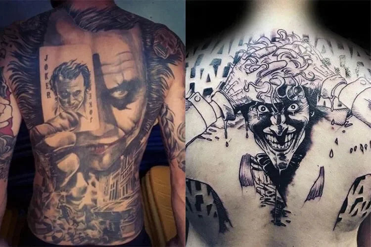 Joker-Back-Tattoo