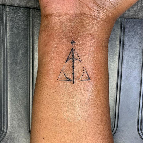 Small Compass Tattoo