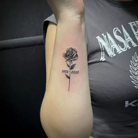 Small Rose Tattoo