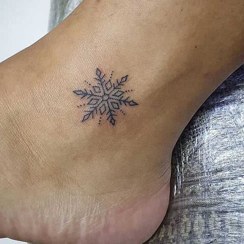 Small Snowflake Tattoo