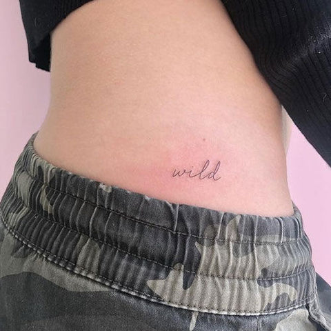 Small “Wild” Tattoo