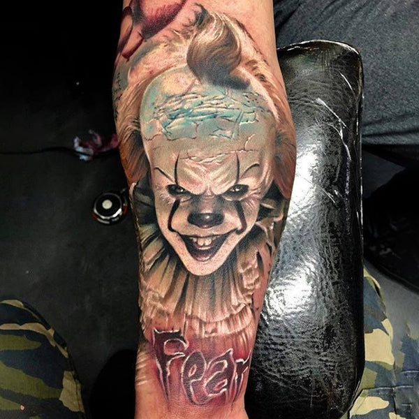 Stephen King's Clown Tattoo