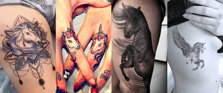 Unicorn tattoo