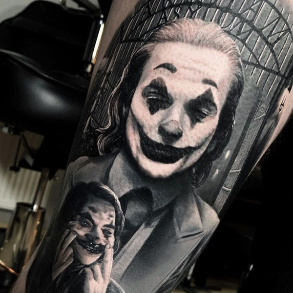 halloween Joker tattoo