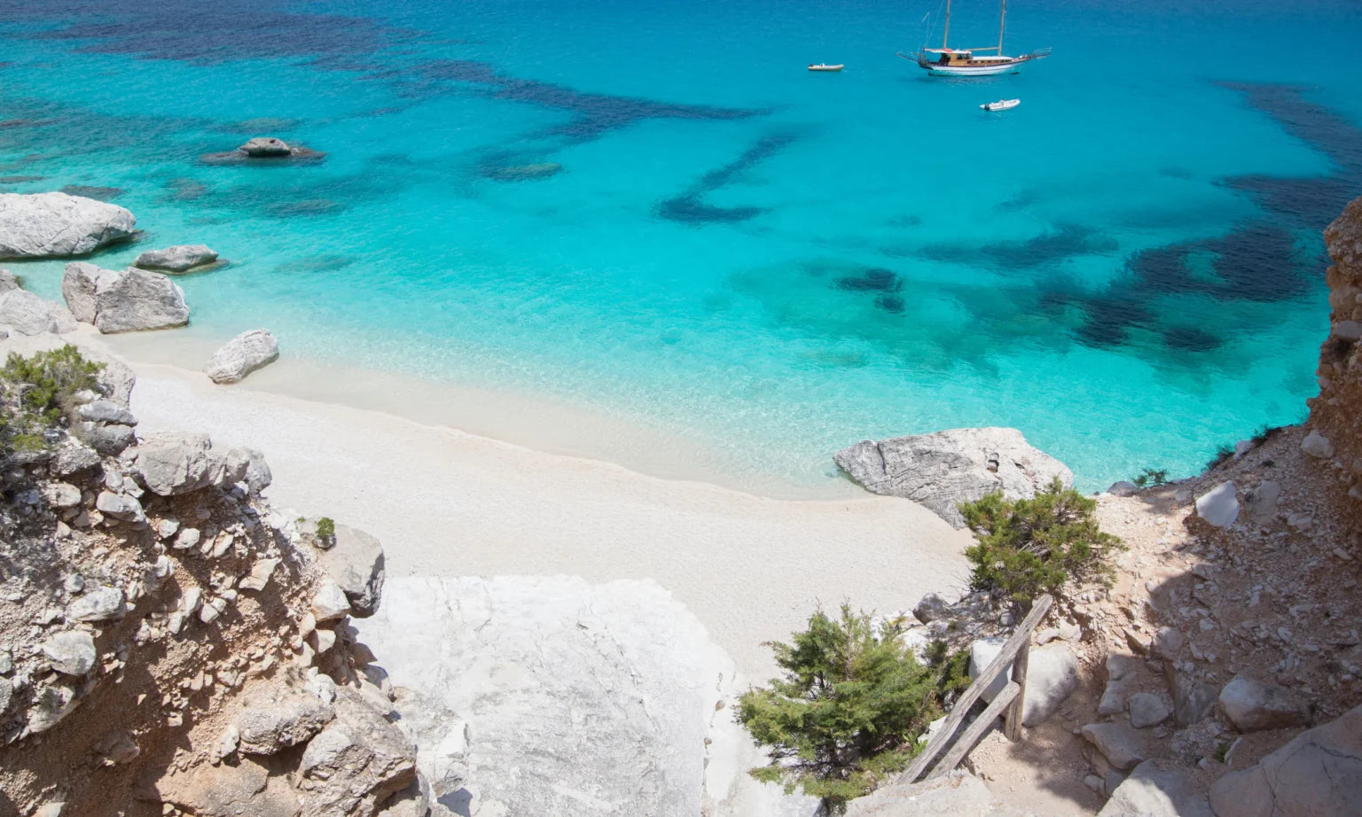 Turquoise Waters and Pristine White Sands on Costa Smeralda Beaches