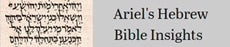 Ariel's Hebrew Bible Insights
