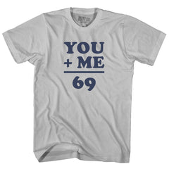 69 Math Equation Adult Cotton T-shirt by Tribe Lacrosse