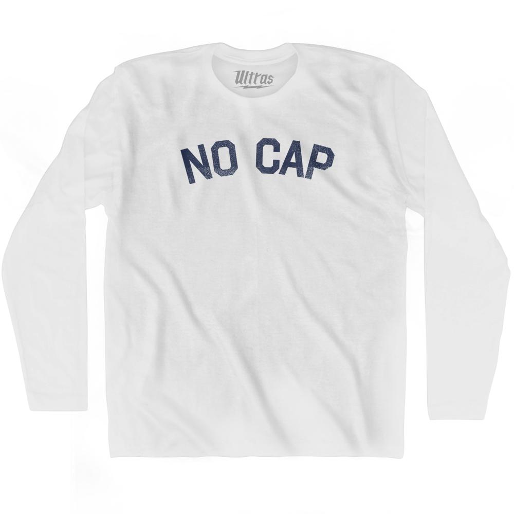 No Cap Adult Cotton Long Sleeve T-shirt