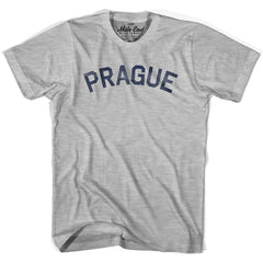 Prague City Vintage T-shirt in Grey Heather by Mile End Sportswear