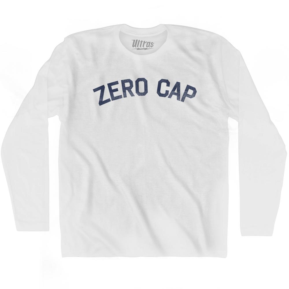 Zero Cap Adult Cotton Long Sleeve T-shirt