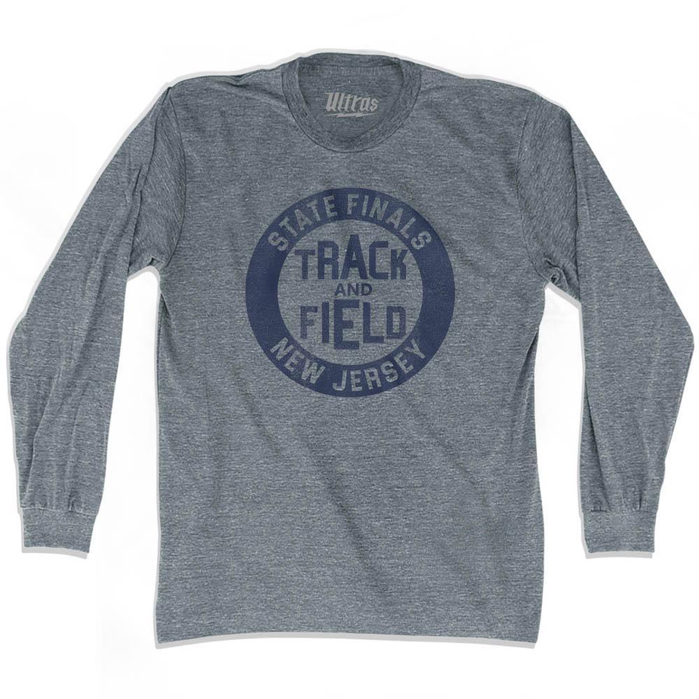 New Jersey State Finals Track and Field Adult Tri-Blend Long Sleeve T-shirt