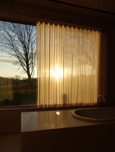 John Pawson's Life House - Sheer curtains