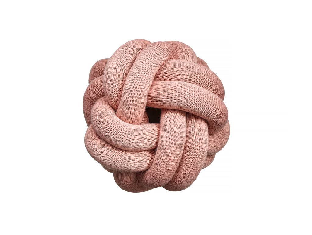 pink knot cushion