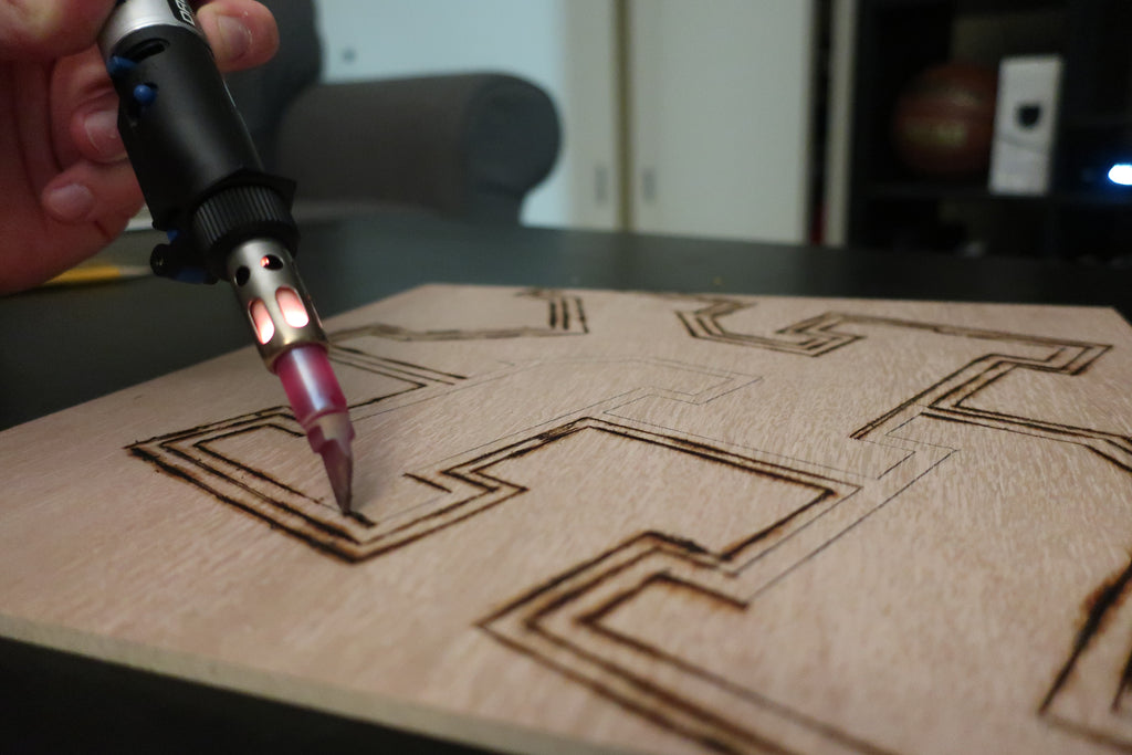 How to Wood Burn using Stencils 