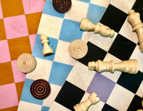 DIY Chess Checker Boards Gift