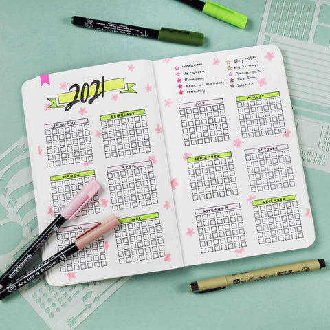 7 Inspiring Ways You Can Use Bullet Journal Stencils — Joyful