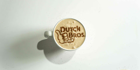 Plantilla para taza de café Dutch Bros.