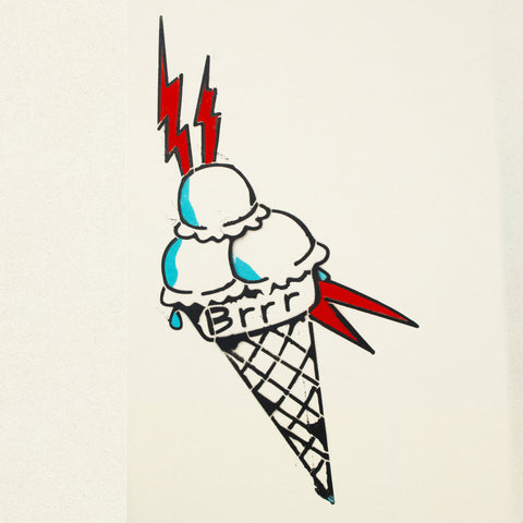 Gucci Mane Tattoo Ice Cream Cone Painting
