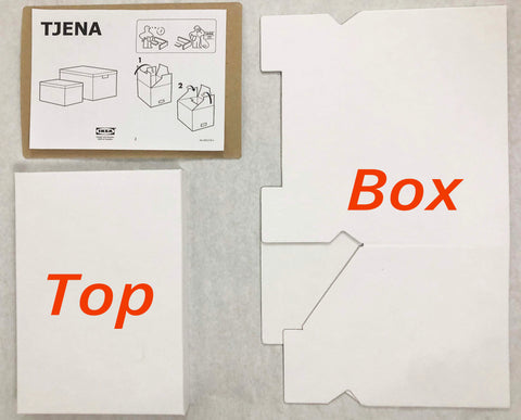 IKEA Tjena Cardboard Boxes