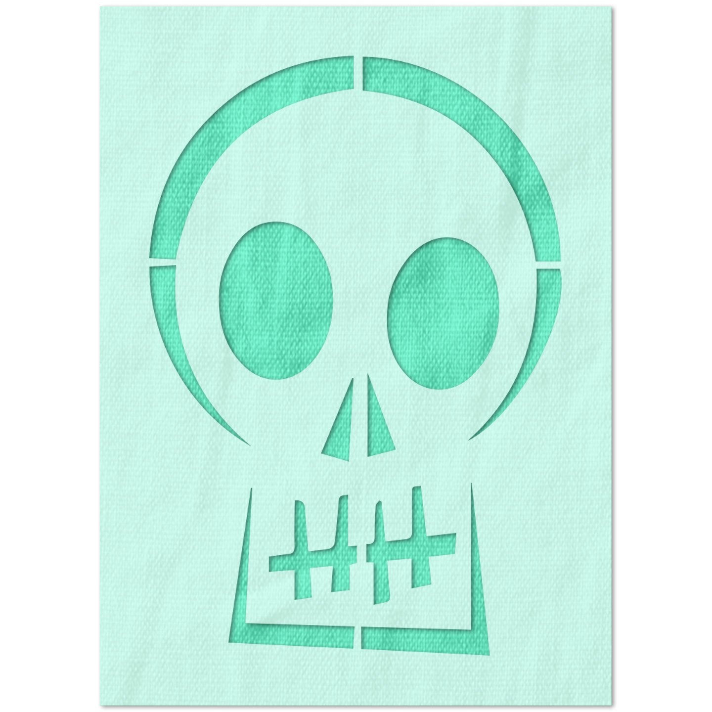 Halloween Skull Stencil | Stencil Stop