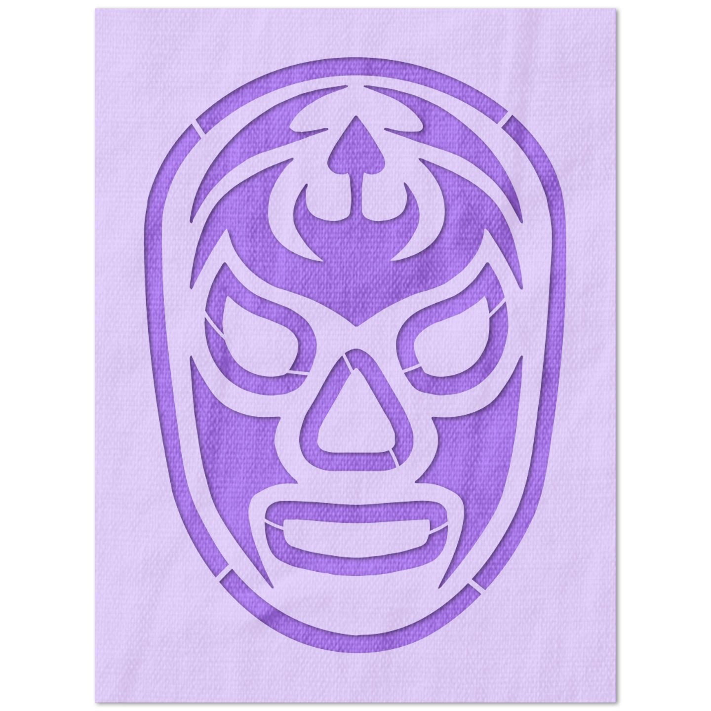 Luchador Mask Stencil | Stencil Stop | Reviews on Judge.me