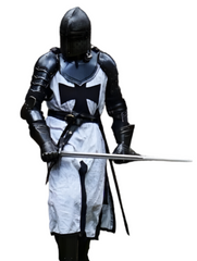 Medieval Black Templar Cross Knight Set-armour-cosplay-suit