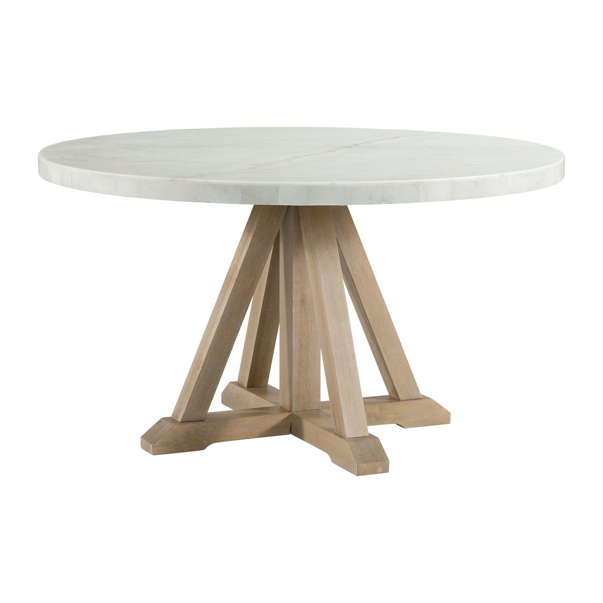 Round Dining Table with a Stunning Lakeview