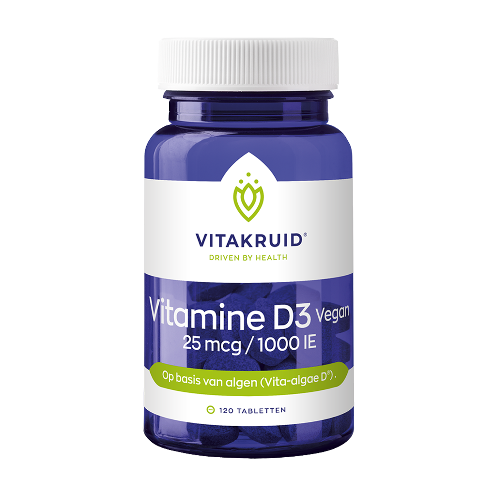 vitakruid vitamine d3 25 mcg vegan 120 comprimés 1