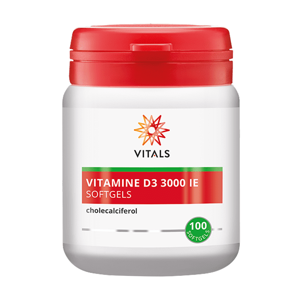 Vitals Vitamine D3 3000ie softgels