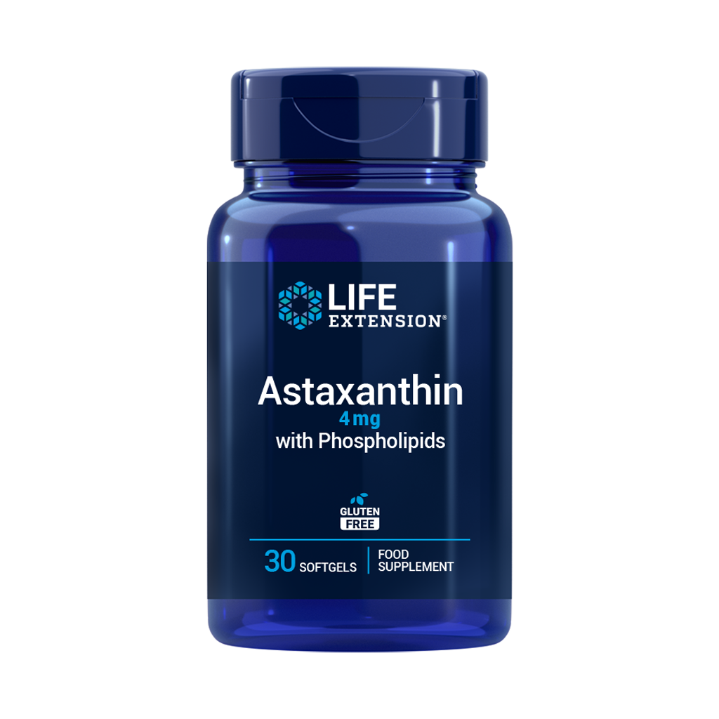 life extension astaxanthine avec phospholipides 30 softgels