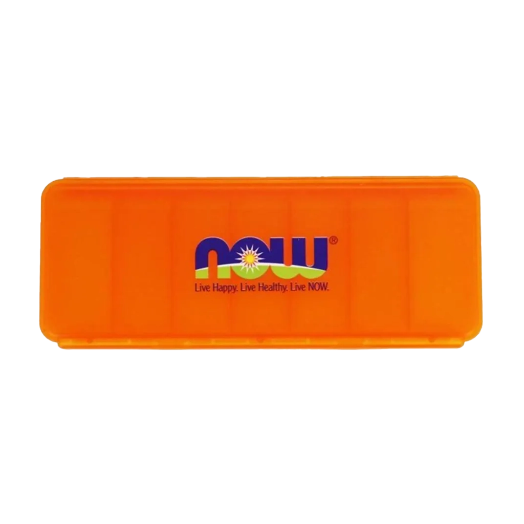 now foods 7 days pill case front
