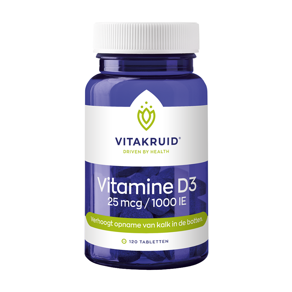 vitakruid vitamine d3 25 mcg 120 comprimés 1