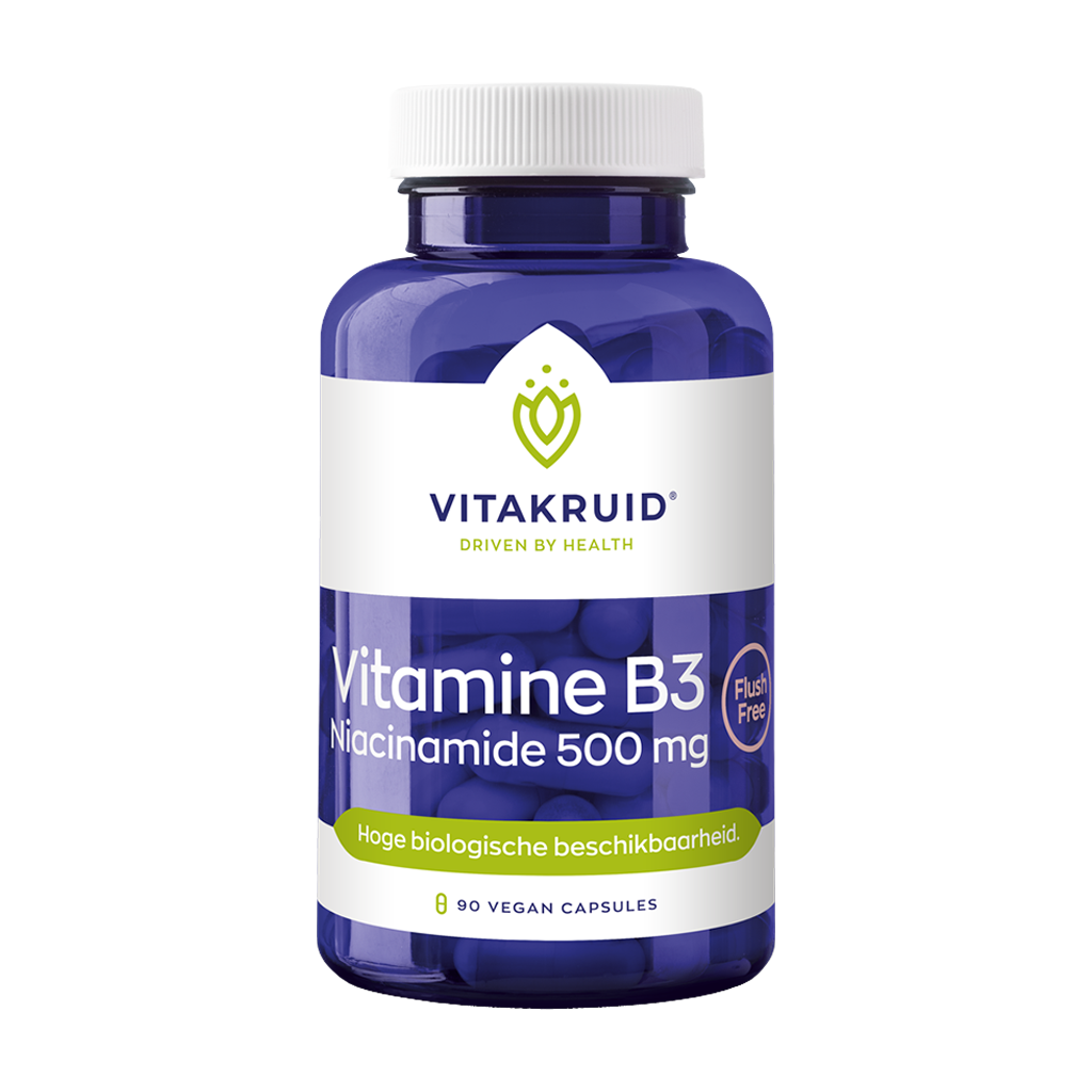 vitakruid vitamine b3 niacinamide 500 mg 1