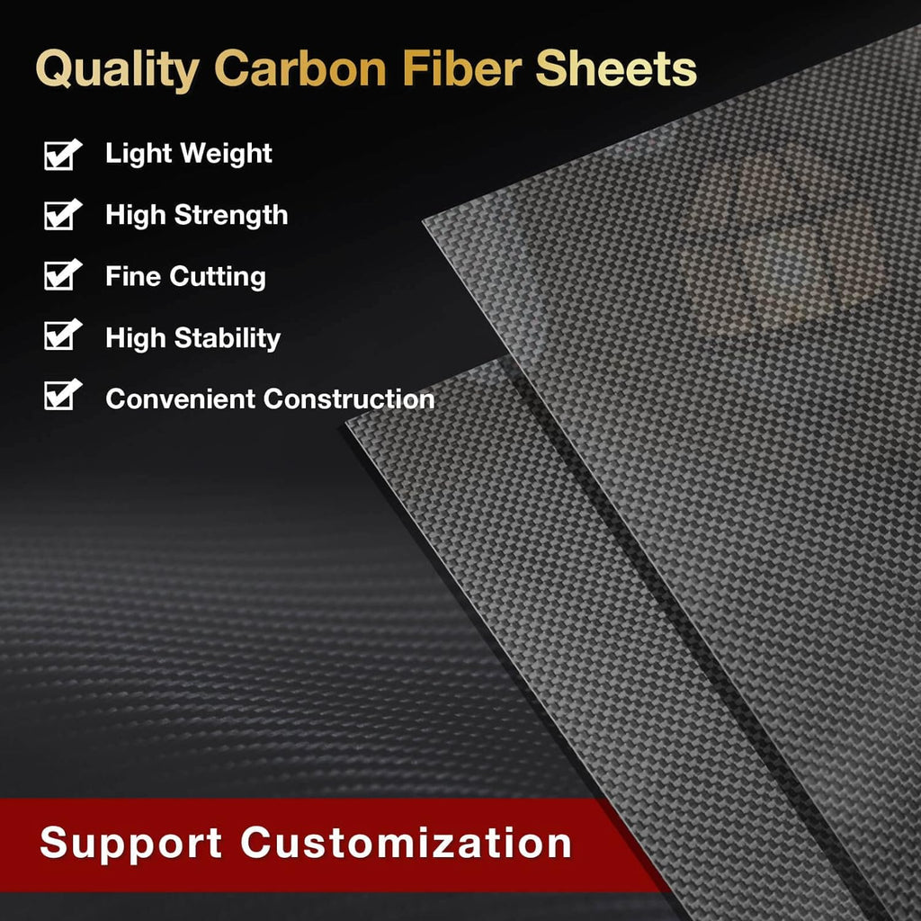 100x250MM carbon fiber sheet