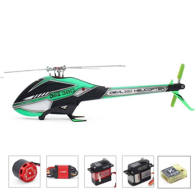 ALZRC Devil 380 3D 6CH FAST FBL RC Helicopter KIT Red – rc-wing