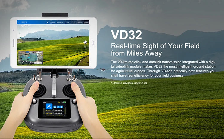 Siyi VD32 2.4G 16CH Radiolink Datalink Videolink 3in1 Remote Controller