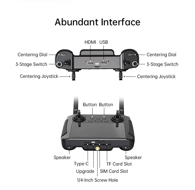 SIYI MK15 Mini Handheld Long Range Remote Controller