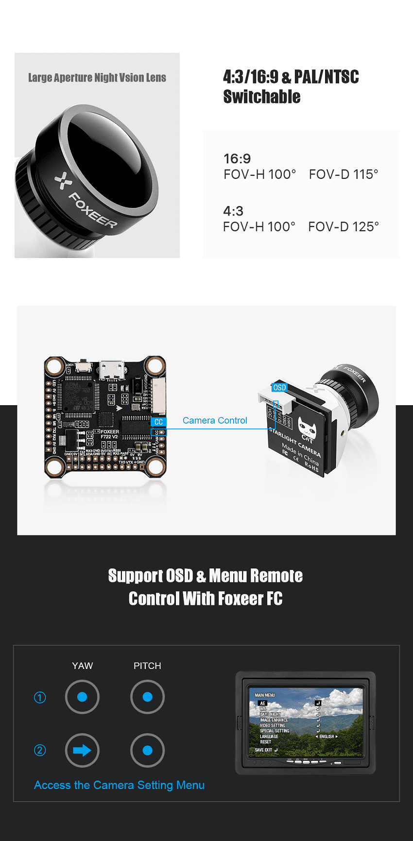 Foxeer Cat 3 FPV Camera