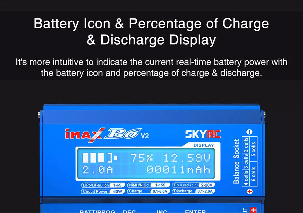 SKYRC IMAX B6 V2 60W 6A