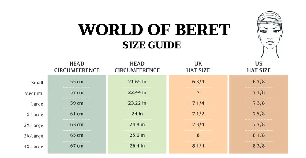 beret size guide