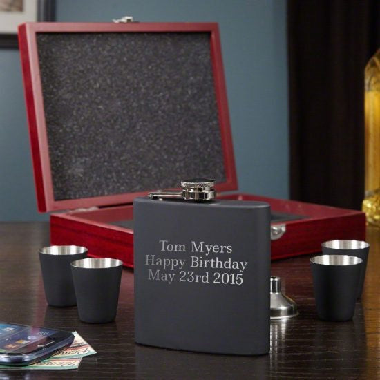 Personalized Flask Gift Set