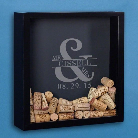 Custom Wine Cork Shadow Box