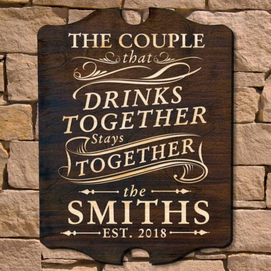 Personalized Couples Sign