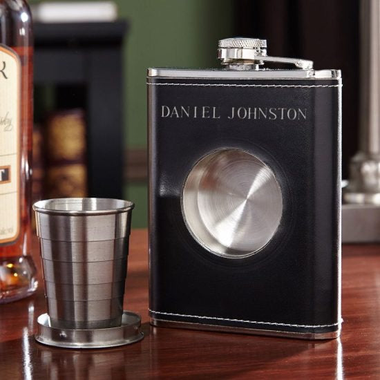 Shot Glass Hip Flask Set