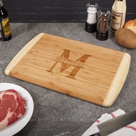 Engraved Bamboo Cutting Board